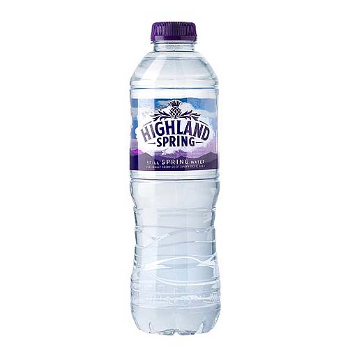 آب معدنی برند هایلند اسپرنگ Highland spring